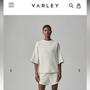 Varley Alden Short Sleeve Sweat, S